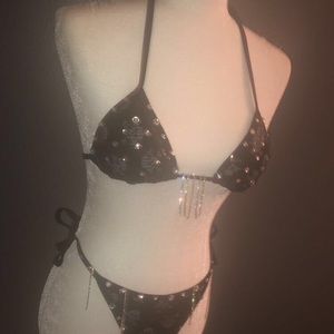 Rhinestone Sequins Bikini EDM Festival Rave wear💎